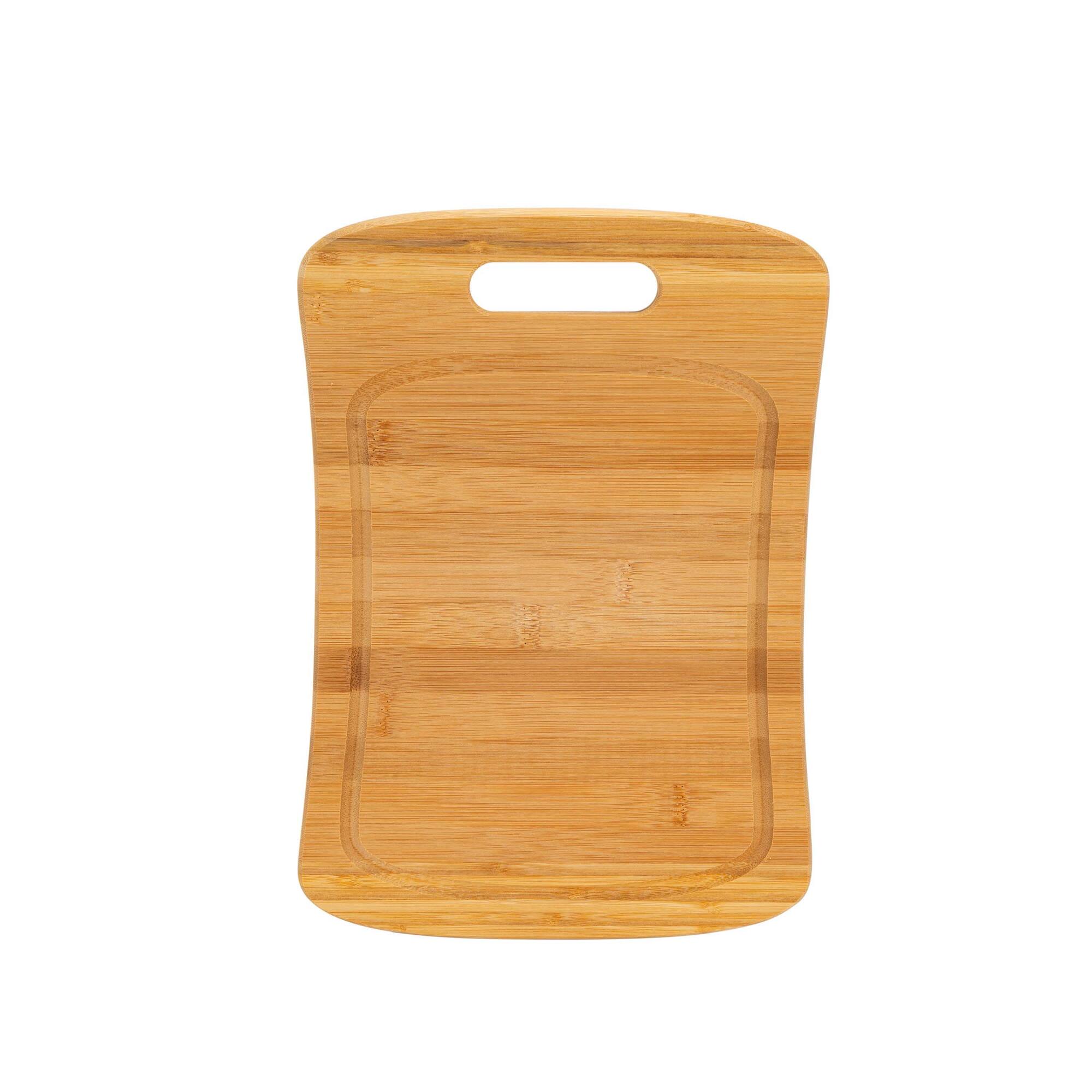 Kitchen Details Large Curved Bamboo Cutting Board